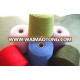 close virgin dope dyed yarn colorful polyester spun yarn for knitting fabric