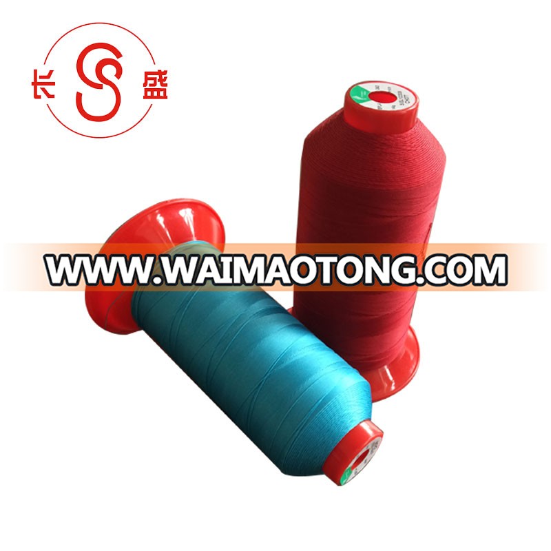 All purpose bag closing polyester thread for sewing machines